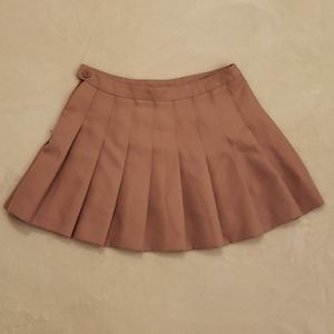 Pink Pleated Skirt
